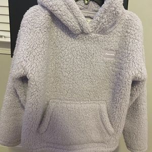 Abercrombie Kids Purple Fur Jacket/Hoodie